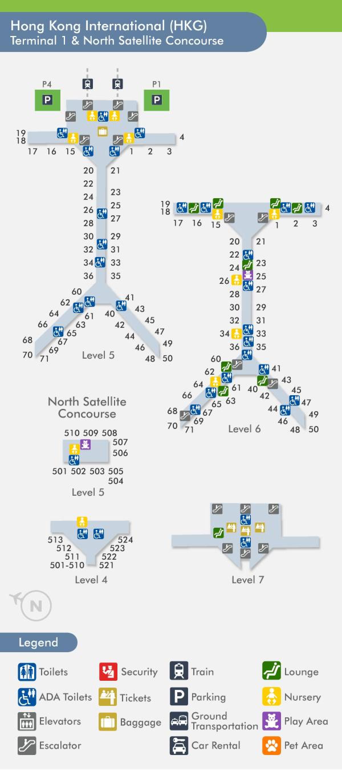 hong kong airport map