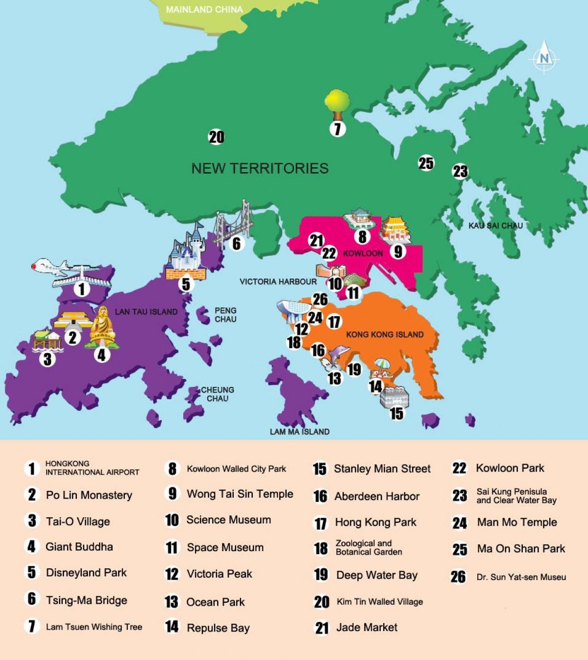 map of new territories Hong Kong