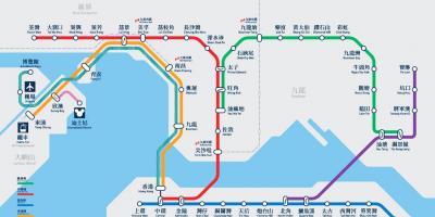 Causeway bay MTR station map