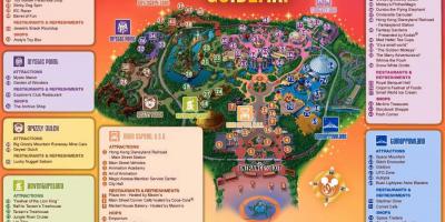 HK Disneyland map