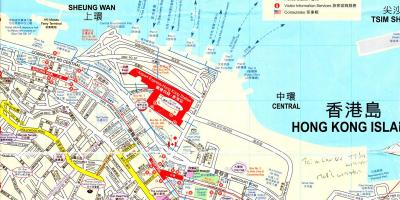 Port of Hong Kong map