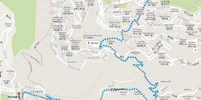 Hong Kong hiking trails map