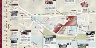 Shatin map Hong Kong