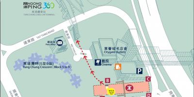 Tung Chung line MTR map
