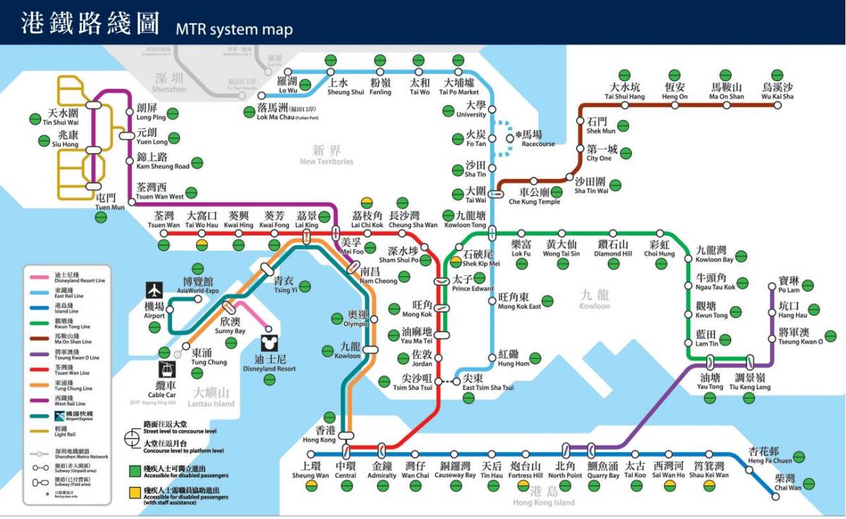 HK bus map