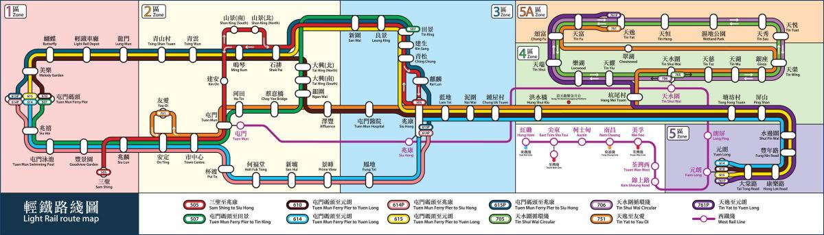 HK railway map