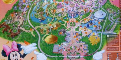 Hong Kong Disney map
