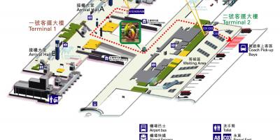 Map of Hong Kong airport