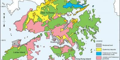 Geological map of Hong Kong