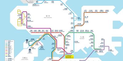 HK train map